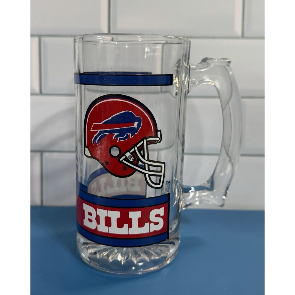 Vintage Buffalo Bills NFL 16oz Beer Mug
